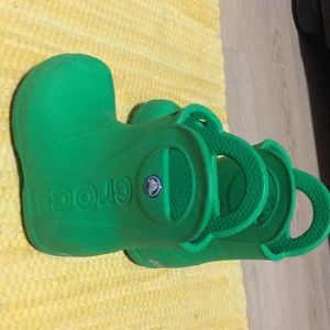 Crocs handle it rain boots toddler size 6